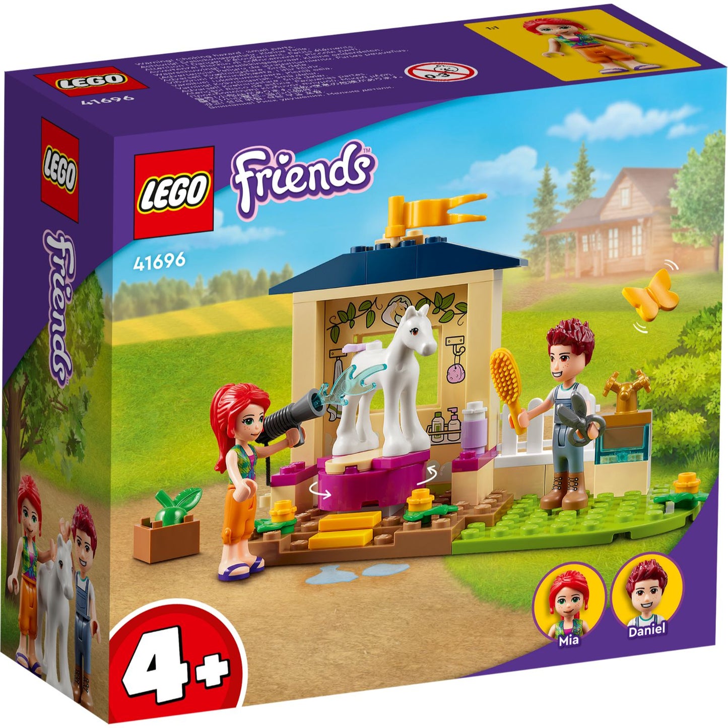 LEGO® Friends™ Pony-Washing Stable - Đồ chơi lắp ráp Chuồng Tắm Ngựa Pony - LEGO 41696 - Hình ảnh sản phẩm