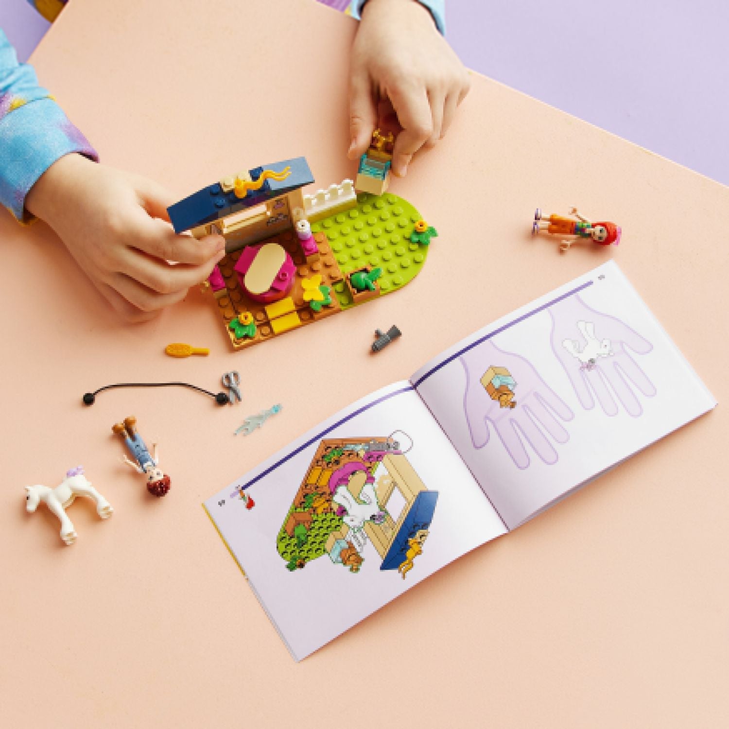 LEGO® Friends™ Pony-Washing Stable - Đồ chơi lắp ráp Chuồng Tắm Ngựa Pony - LEGO 41696 - Góc nhìn khác 3