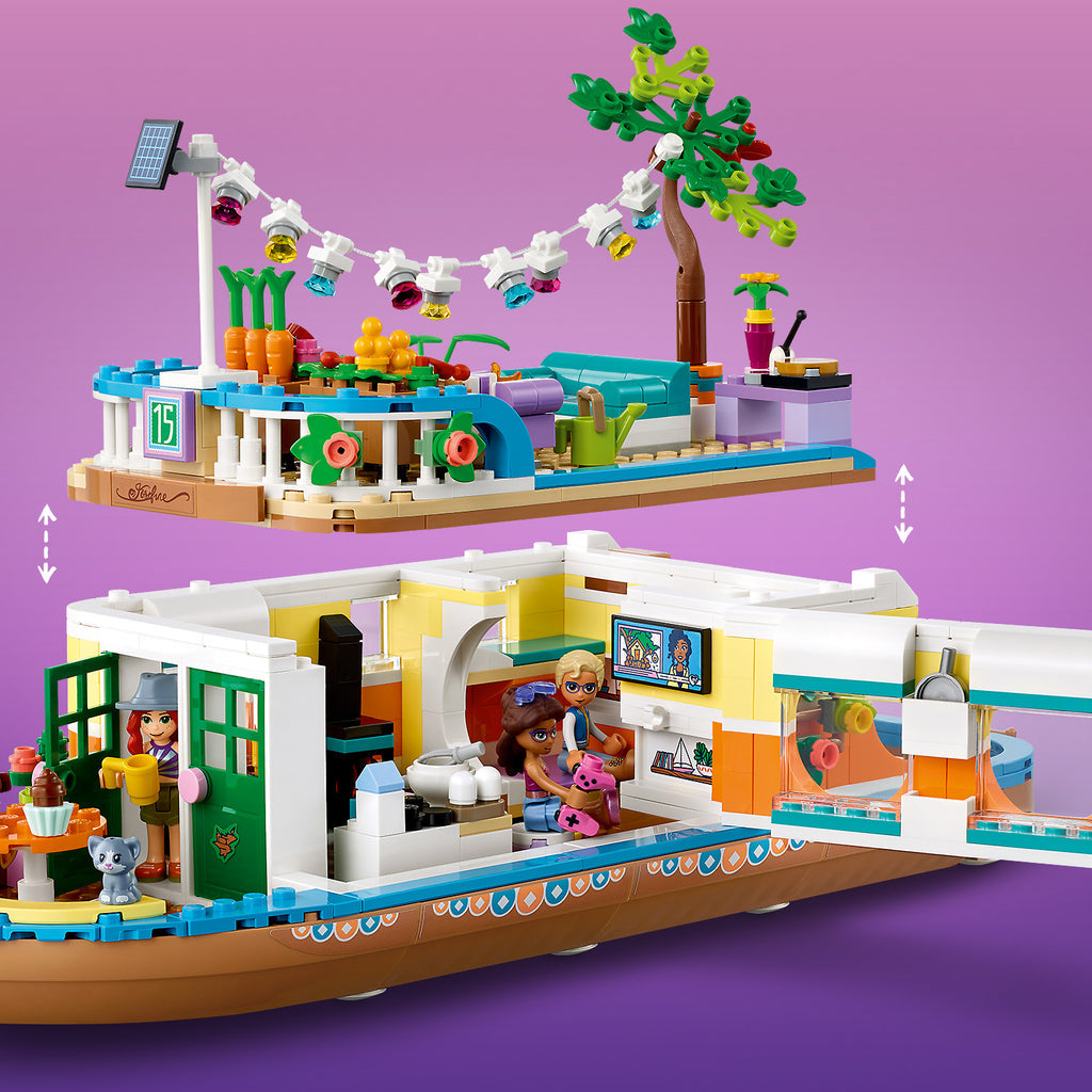 LEGO® Friends™ Canal Houseboat - Đồ chơi lắp ráp Nhà thuyền trên kênh đào - LEGO 41702