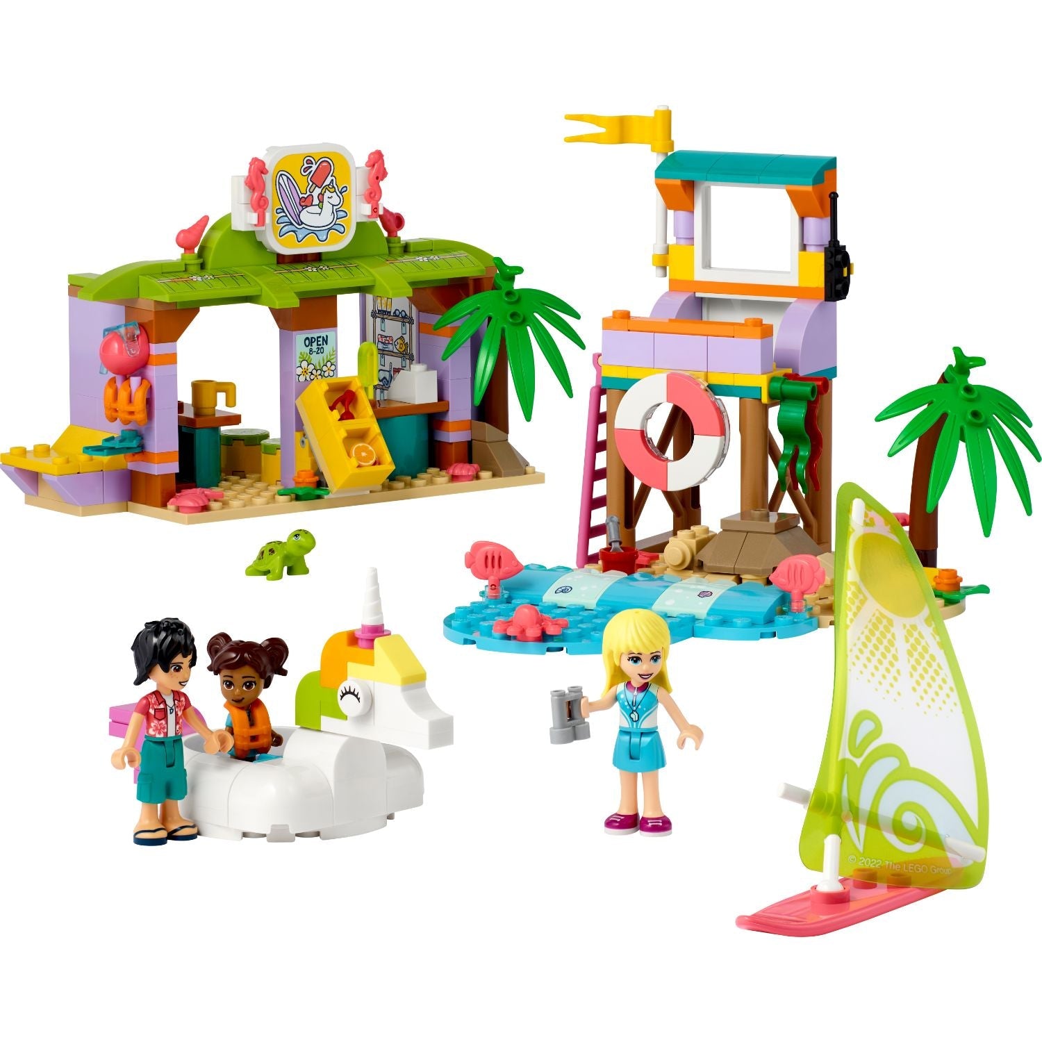 LEGO® Friends™ Surfer Beach Fun - Đồ Chơi Lắp Ráp Vui Chơi Bãi Biển - LEGO 41710 - Hình ảnh chi tiết 2