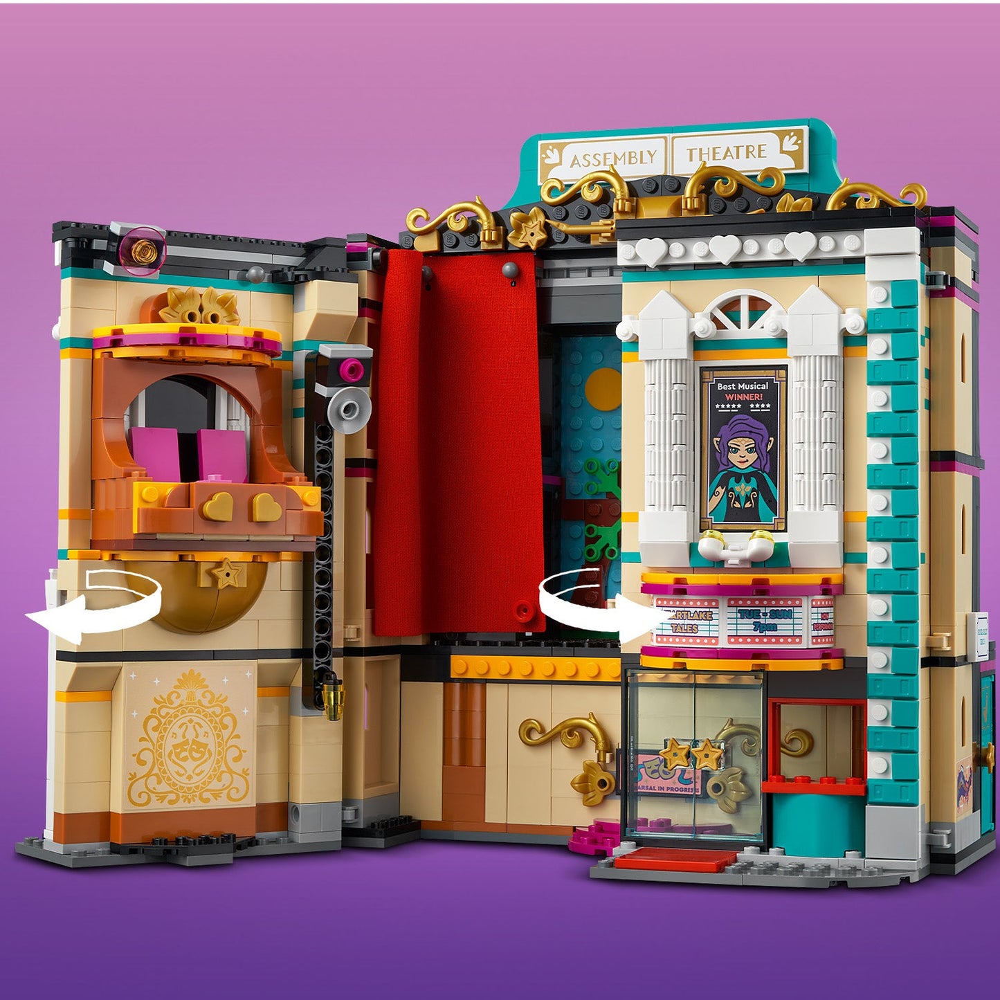 LEGO® Friends™ Andrea’s Theater School - Đồ Chơi Lắp Ráp Nhà Hát Nghệ Thuật 41714 - Hình ảnh bổ sung 6