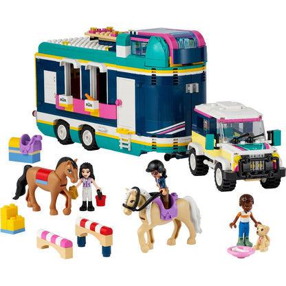 LEGO® Friends™ Horse Show Trailer - Xe Kéo Ngựa Và SUV Hiện Đại - LEGO 41722 - Hình ảnh chi tiết 2