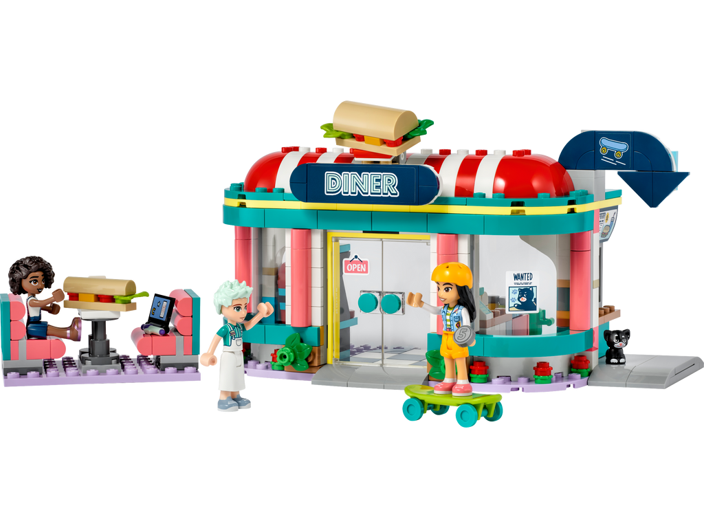 LEGO® Friends™ Heartlake Downtown Diner - Bộ Đồ Chơi Lắp Ráp Nhà Hàng LEGO 41728 - Hình ảnh bổ sung 5
