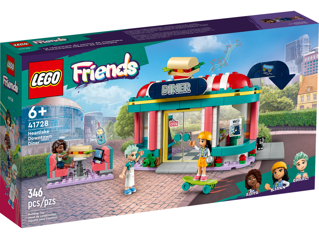 LEGO® Friends™ Heartlake Downtown Diner - Bộ Đồ Chơi Lắp Ráp Nhà Hàng LEGO 41728 - Hình ảnh sản phẩm