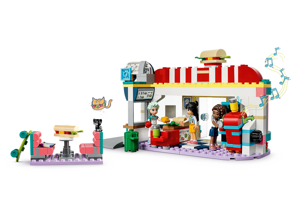 LEGO® Friends™ Heartlake Downtown Diner - Bộ Đồ Chơi Lắp Ráp Nhà Hàng LEGO 41728 - Hình ảnh bổ sung 6
