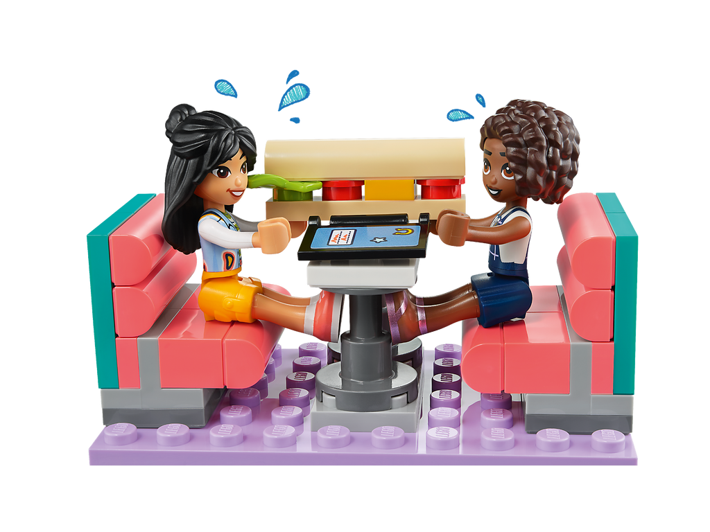 LEGO® Friends™ Heartlake Downtown Diner - Bộ Đồ Chơi Lắp Ráp Nhà Hàng LEGO 41728 - Hình ảnh bổ sung 4