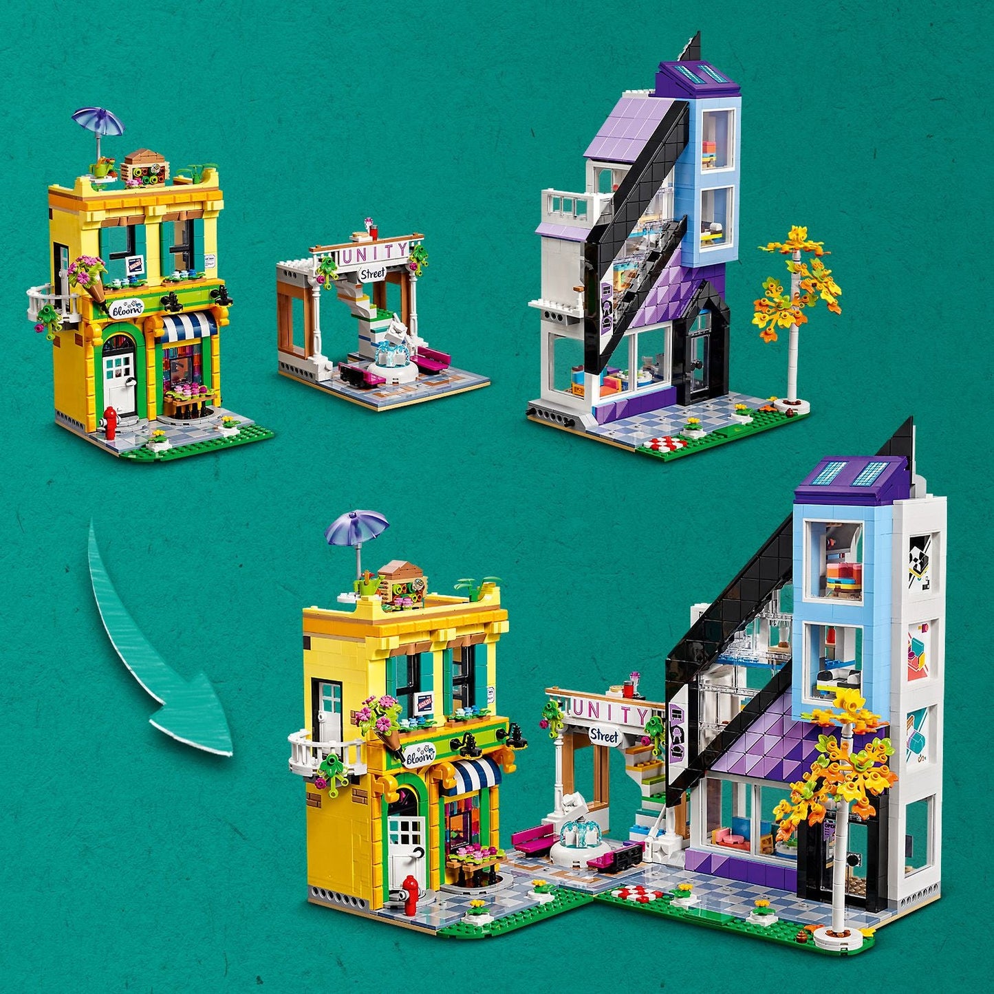 LEGO® Friends™ Downtown Flower and Design Stores - Bộ Lắp Ráp Cửa Hàng Hoa Và Thiết Kế - LEGO 41732 - Hình ảnh bổ sung 7