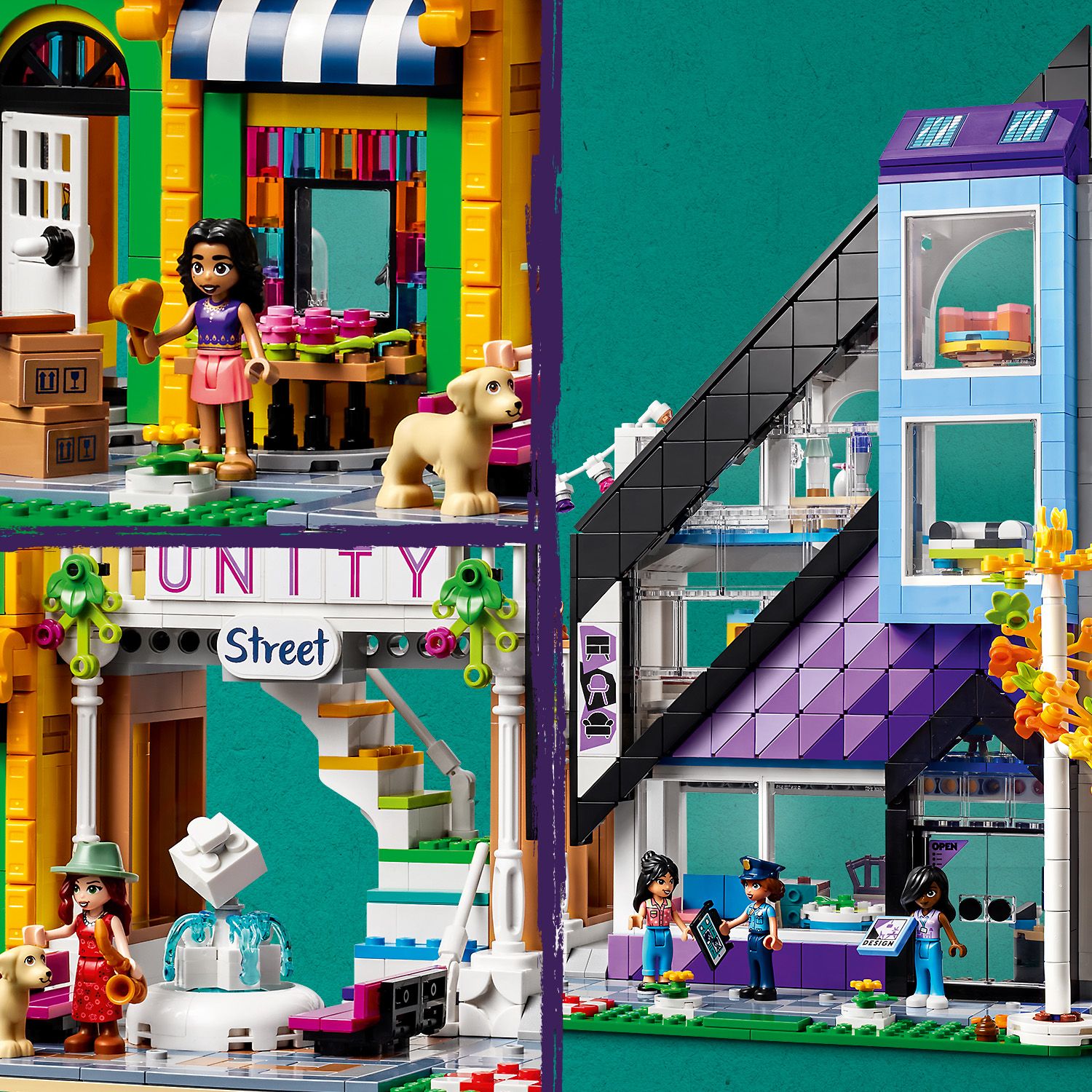 LEGO® Friends™ Downtown Flower and Design Stores - Bộ Lắp Ráp Cửa Hàng Hoa Và Thiết Kế - LEGO 41732 LEGO - ảnh 2 - LEGO Frien
