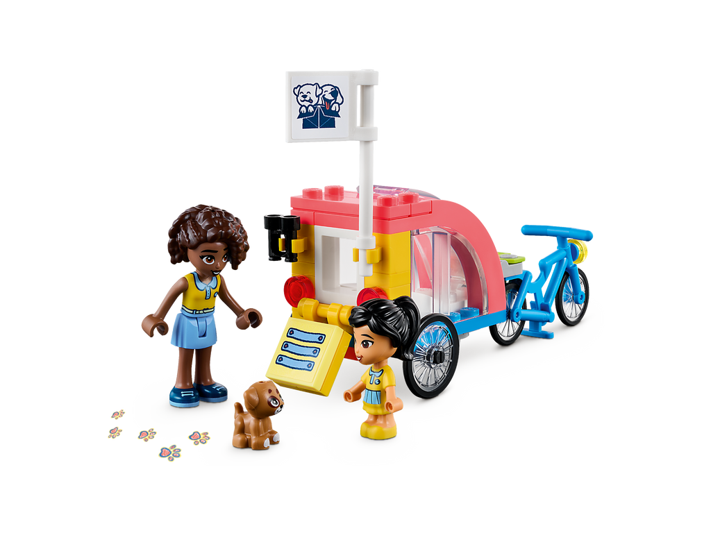 LEGO® Friends™ Dog Rescue Bike - Xe Đạp Cứu Hộ Chó Đồ Chơi Lắp Ráp - LEGO 41738 - Góc nhìn khác 3