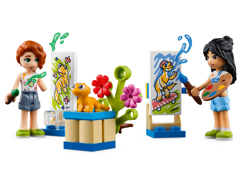 LEGO® Friends™ Liann's Room - Bộ Đồ Chơi Lắp Ráp Phòng Nghệ Thuật - LEGO 41739 - Góc nhìn khác 3