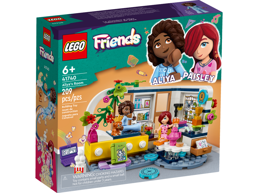 LEGO® Friends™ Aliya's Room - Bộ Đồ Chơi Lắp Ráp Phòng Ngủ Aliya 41740 - LEGO - Hình ảnh sản phẩm