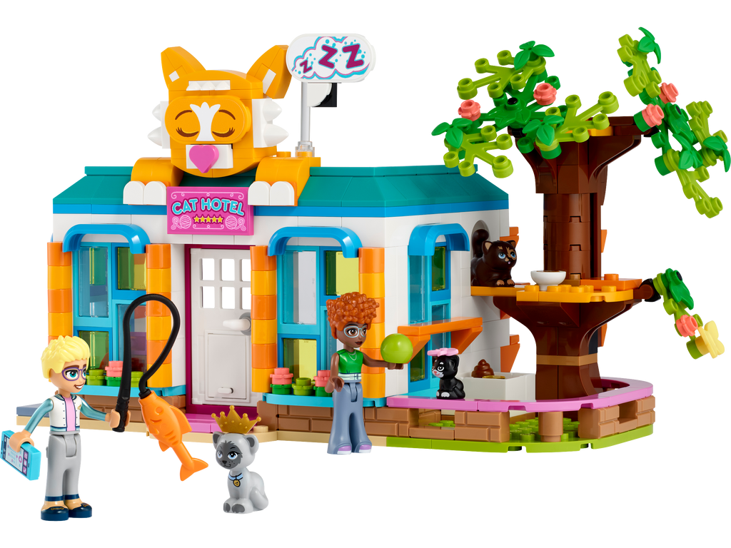 LEGO® Friends™ Cat Hotel - Đồ Chơi Lắp Ráp Khách Sạn Mèo - LEGO 41742 - Hình ảnh bổ sung 5