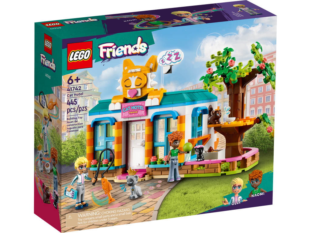 LEGO® Friends™ Cat Hotel - Đồ Chơi Lắp Ráp Khách Sạn Mèo - LEGO 41742 - Hình ảnh sản phẩm