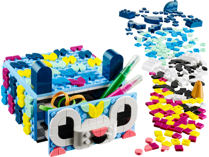 LEGO® DOTS™ Creative Animal Drawer - Đồ Chơi Lắp Ráp Ngăn Kéo Hình Thú - LEGO 41805 - Hình ảnh chi tiết 2