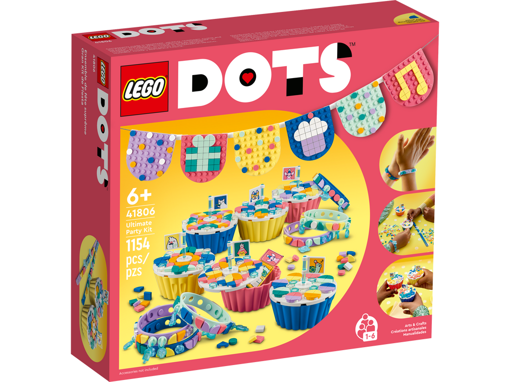 LEGO® DOTS™ Ultimate Party Kit - Bộ Đồ Chơi Tiệc Tùng Sáng Tạo - LEGO 41806 - Hình ảnh sản phẩm
