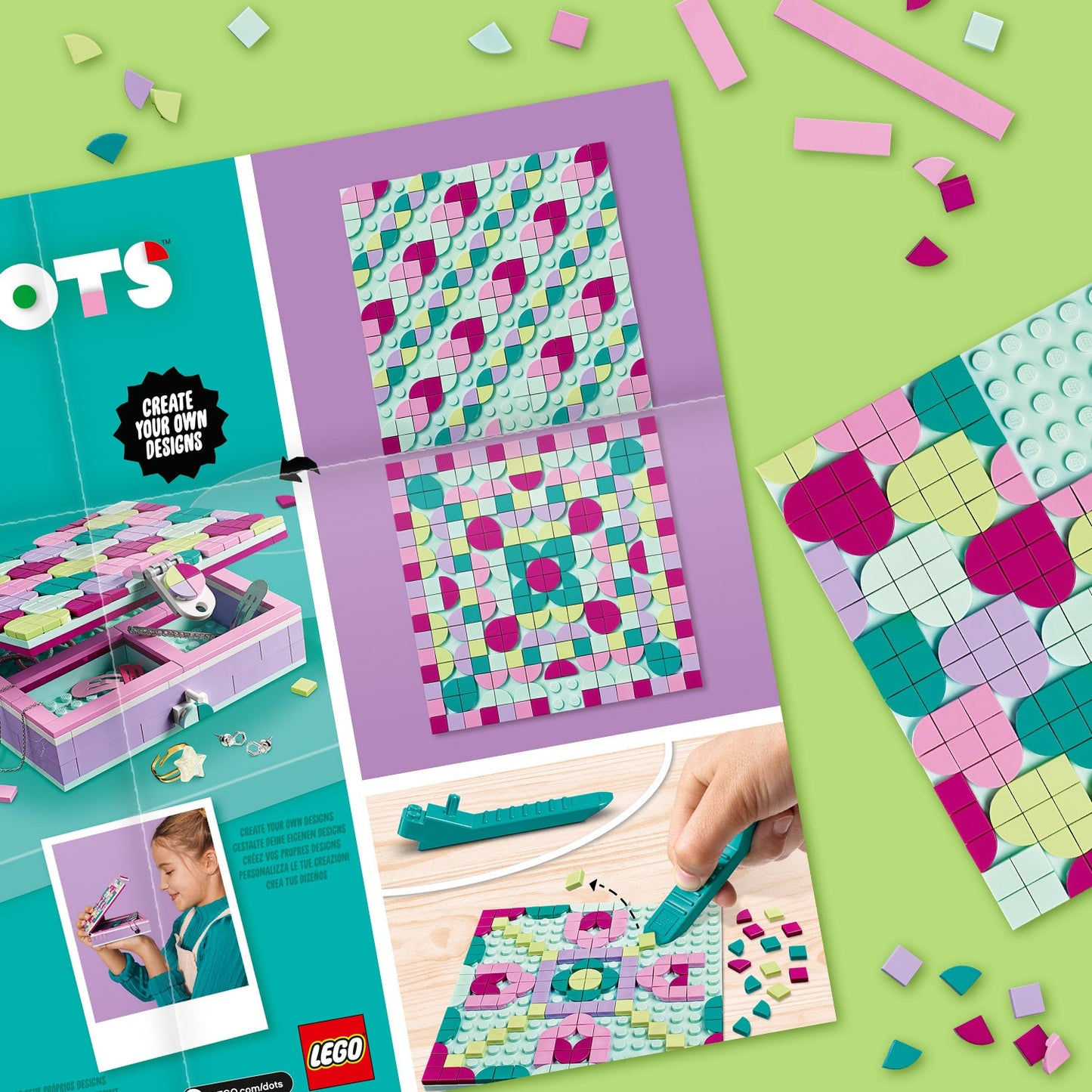 LEGO® DOTS™ Jewelry Box - Hộp Đựng Trang Sức DIY - LEGO 41915 - Hình ảnh bổ sung 8