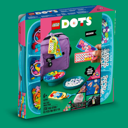 LEGO® DOTS™ Bag Tags Mega Pack – Messaging Bộ Đồ Chơi Thủ Công Sáng Tạo LEGO 41949 LEGO - ảnh 1 - Arts & Crafts