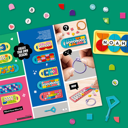 LEGO® DOTS™ Bag Tags Mega Pack – Messaging Bộ Đồ Chơi Thủ Công Sáng Tạo LEGO 41949 LEGO - ảnh 4 - Arts & Crafts