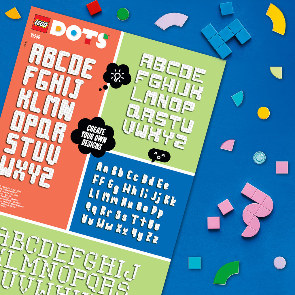 LEGO® DOTS™ Lots of DOTS – Lettering - Bộ Gạch Chữ Cái Sáng Tạo LEGO 41950 LEGO - ảnh 3 - Lego