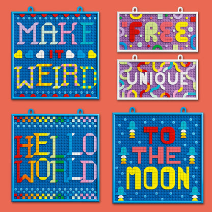 LEGO® DOTS™ Lots of DOTS – Lettering - Bộ Gạch Chữ Cái Sáng Tạo LEGO 41950 LEGO - ảnh 4 - Lego