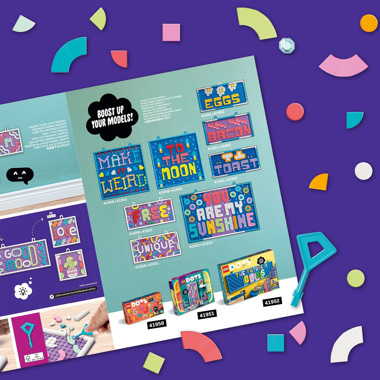 LEGO® DOTS™ Message Board - Bảng Tin Thủ Công Sáng Tạo - LEGO 41951 LEGO - ảnh 8 - Arts & Crafts