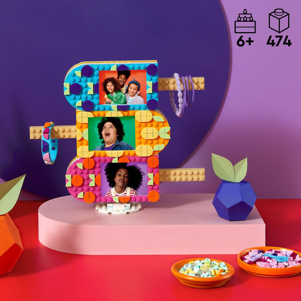LEGO® DOTS™ Ice Cream Picture Frames & Bracelet - Bộ Lắp Ráp Khung Ảnh & Vòng Tay Sáng Tạo - LEGO 41956 - Hình ảnh bổ sung 5