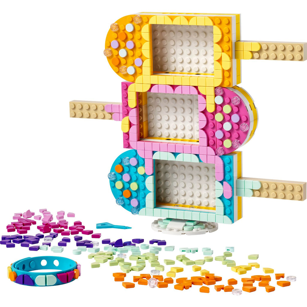 LEGO® DOTS™ Ice Cream Picture Frames & Bracelet - Bộ Lắp Ráp Khung Ảnh & Vòng Tay Sáng Tạo - LEGO 41956 - Hình ảnh chi tiết 2