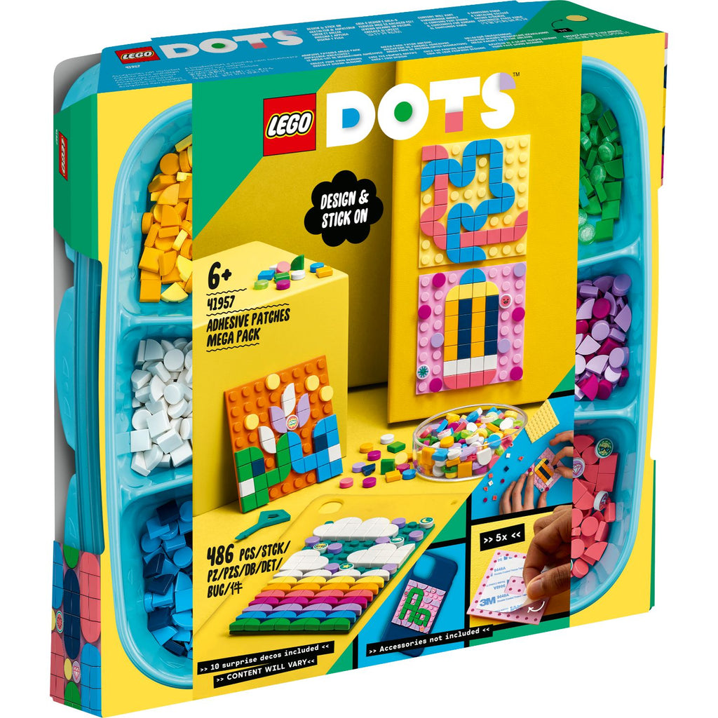 LEGO® DOTS Adhesive Patches Mega Pack - Bộ Miếng Dán Thủ Công Sáng Tạo - LEGO 41957 - Hình ảnh sản phẩm