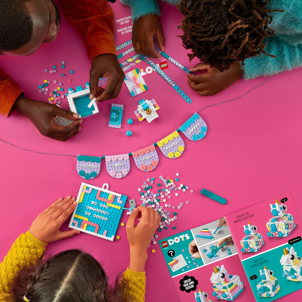 LEGO® DOTS™ Unicorn Creative Family Pack - Bộ Đồ Chơi Gia Đình Sáng Tạo Kỳ Lân LEGO 41962 - Hình ảnh bổ sung 5