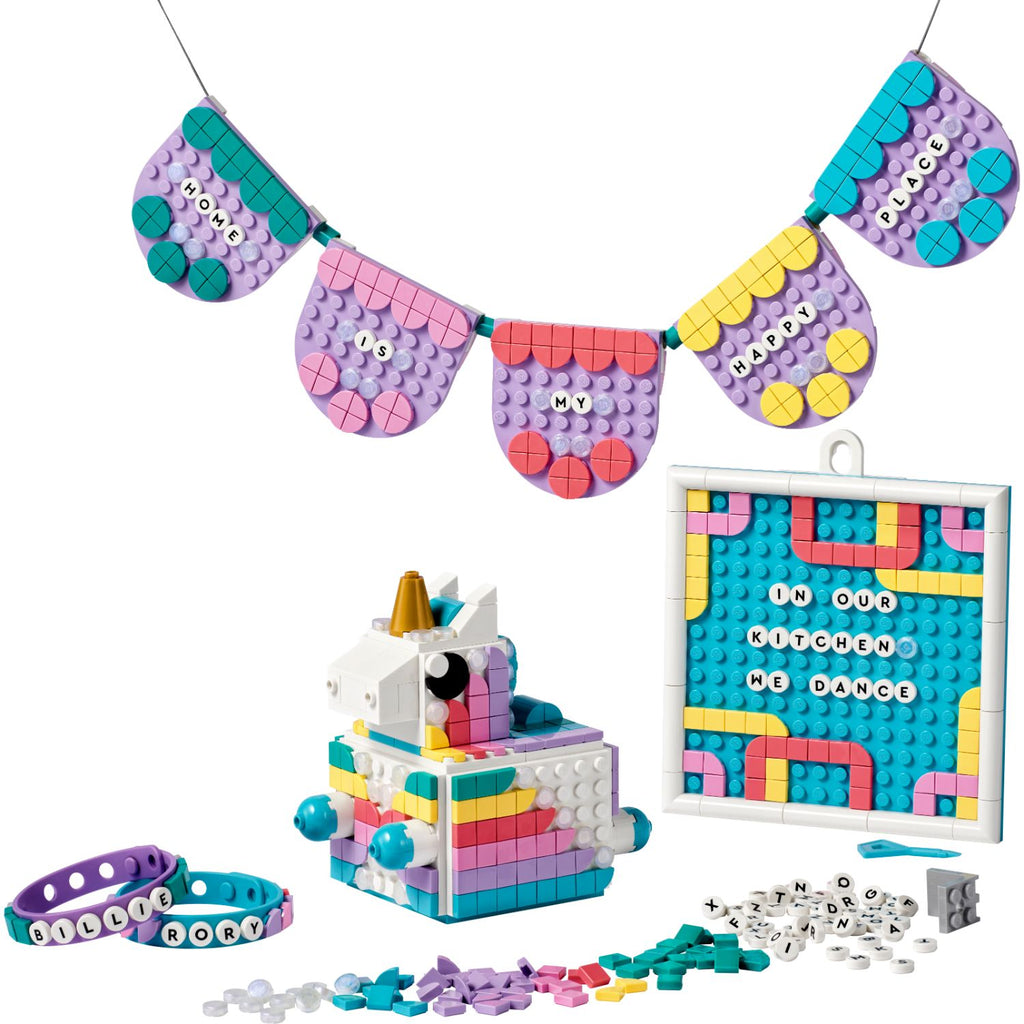 LEGO® DOTS™ Unicorn Creative Family Pack - Bộ Đồ Chơi Gia Đình Sáng Tạo Kỳ Lân LEGO 41962 - Hình ảnh chi tiết 2