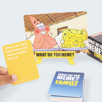 What Do You Meme?® SpongeBob Family Edition Card Game - Board Game Gia Đình Hài Hước Relatable
