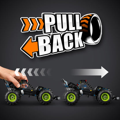 LEGO® Technic™ Monster Jam Grave Digger® - Đồ Chơi Lắp Ráp Xe Tải Quái Vật 42118 LEGO - ảnh 4 - Lego Technic
