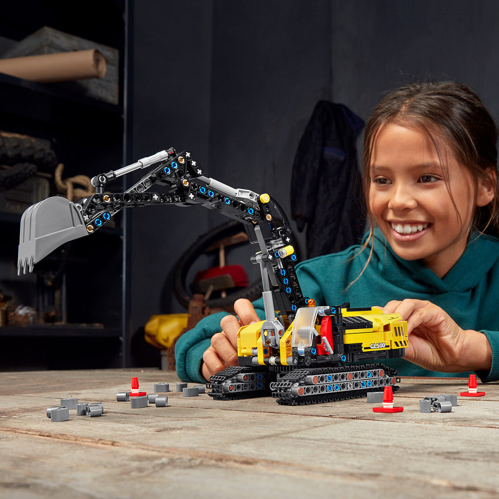 LEGO® Technic™ Heavy-Duty Excavator - Mô hình Xe Máy Xúc Hạng Nặng 2-trong-1 - LEGO 42121 - Hình ảnh bổ sung 7