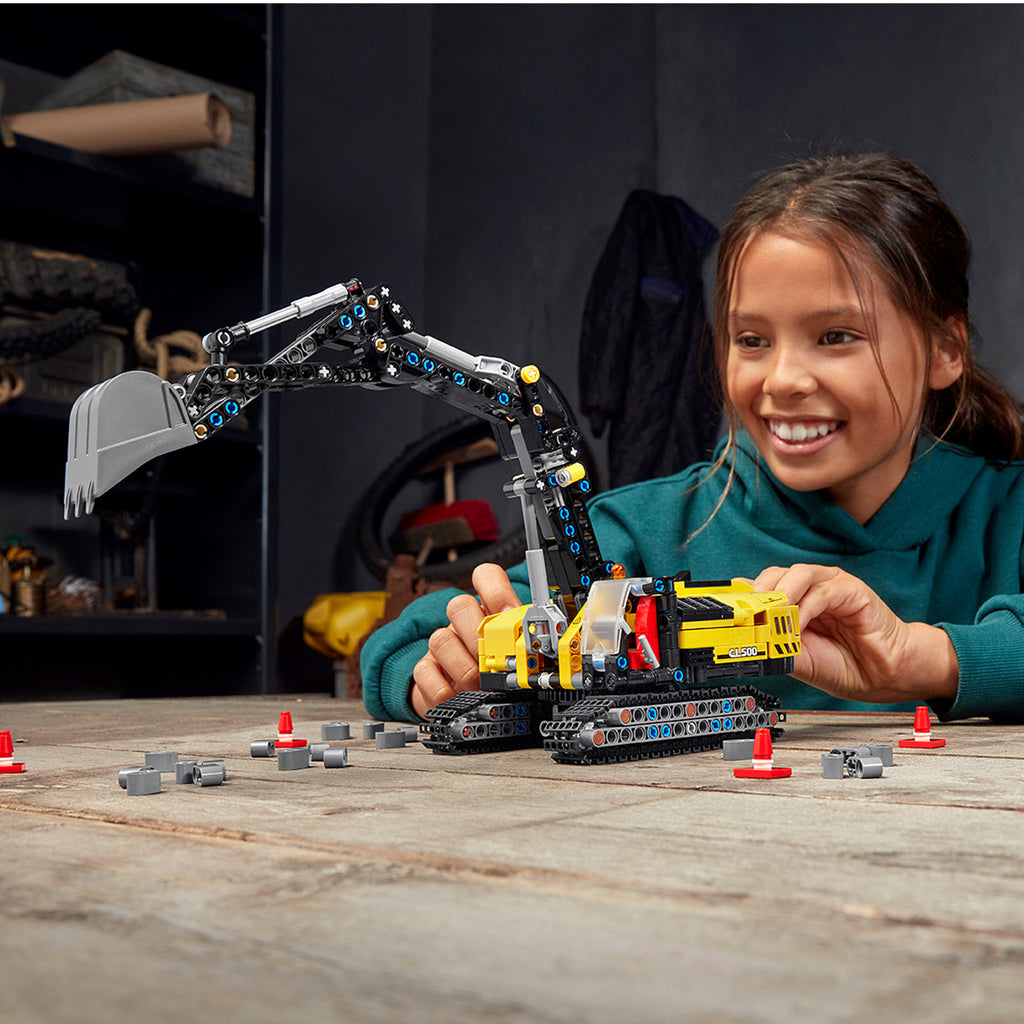 LEGO® Technic™ Heavy-Duty Excavator - Mô hình Xe Máy Xúc Hạng Nặng 2-trong-1 - LEGO 42121 - Hình ảnh bổ sung 4