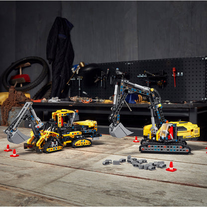 LEGO® Technic™ Heavy-Duty Excavator - Mô hình Xe Máy Xúc Hạng Nặng 2-trong-1 - LEGO 42121 - Hình ảnh bổ sung 5