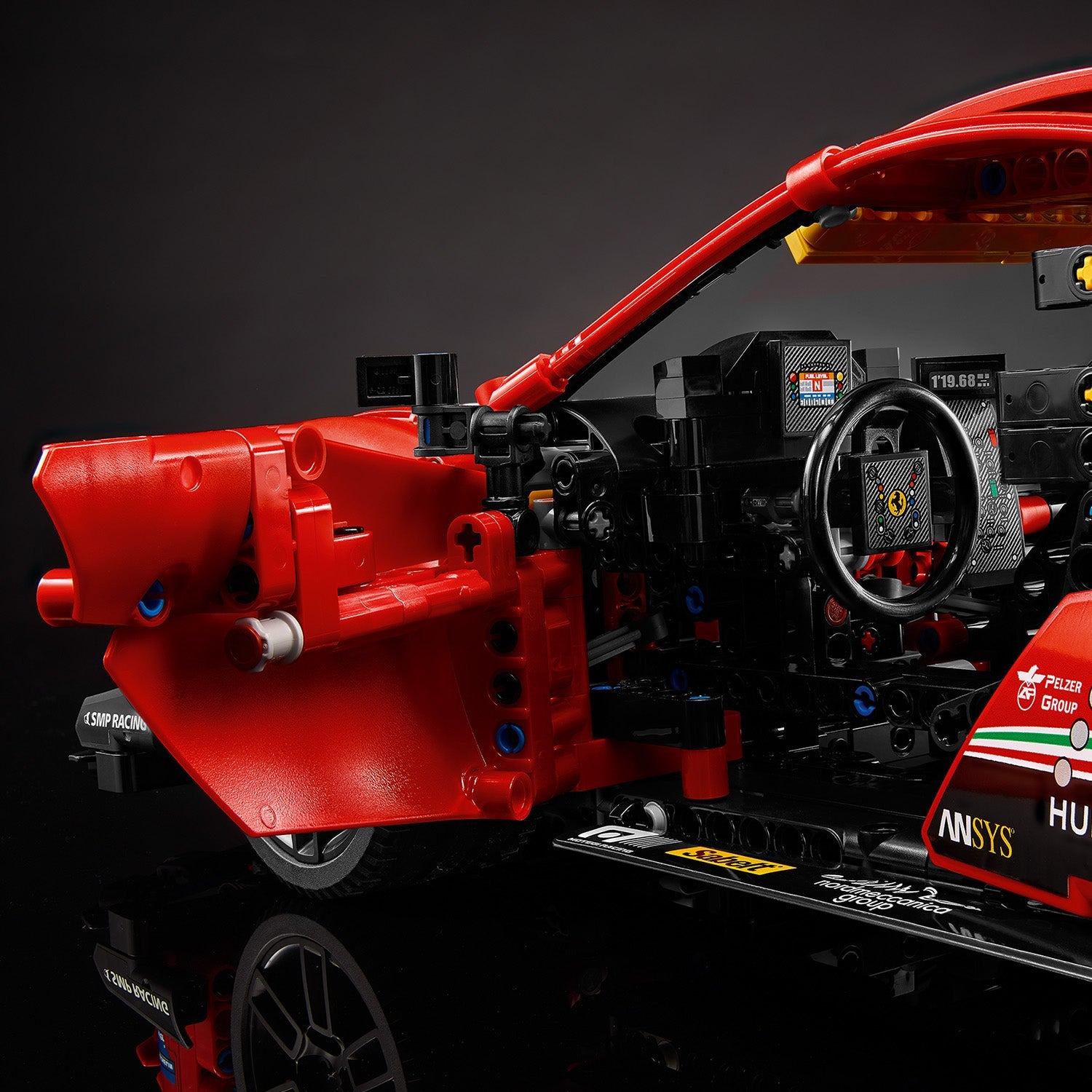 LEGO® Technic™ Ferrari 488 GTE “AF Corse #51” - Mô Hình Xe Đua Siêu Cấp - LEGO 42125 LEGO - ảnh 3 - LEGO Sets