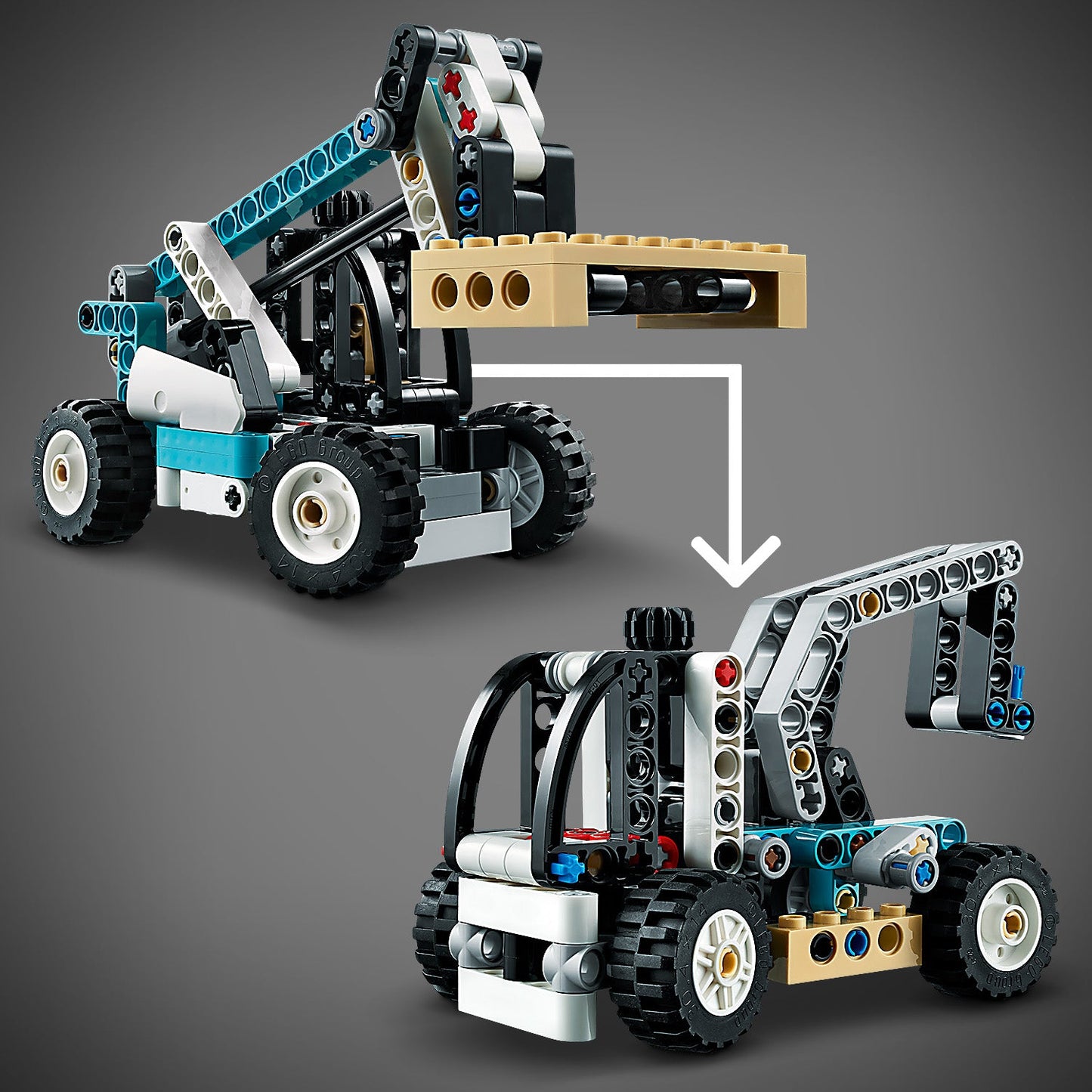 LEGO® Technic™ Telehandler - Mô Hình Xe Nâng 2 Trong 1 Chính Hãng - LEGO 42133 - Hình ảnh bổ sung 7