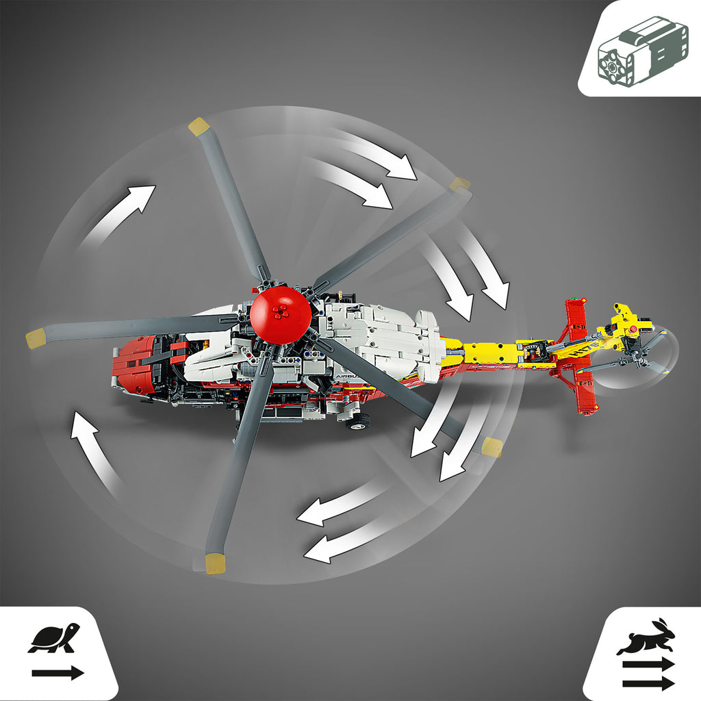 LEGO® Technic™ Airbus H175 Rescue Helicopter - Mô hình Trực Thăng Cứu Hộ - LEGO 42145 - Hình ảnh bổ sung 7