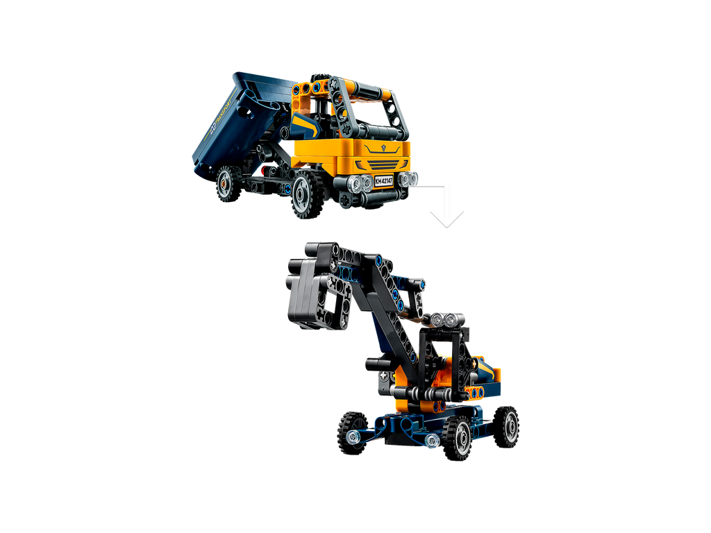 LEGO® Technic™ Dump Truck - Xe Ben Công Trường 2 Trong 1 42147 - LEGO - Hình ảnh bổ sung 5