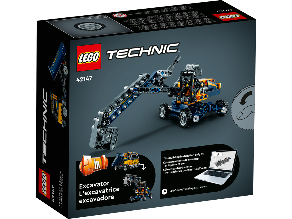 LEGO® Technic™ Dump Truck - Xe Ben Công Trường 2 Trong 1 42147 - LEGO - Hình ảnh bổ sung 6