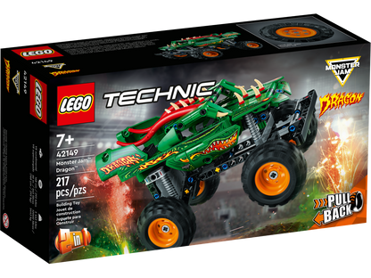 LEGO® Technic™ Monster Jam™ Dragon™ - Xe Tải Quái Vật Rồng 2 Trong 1 - LEGO 42149 - Hình ảnh sản phẩm