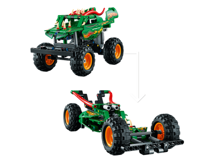 LEGO® Technic™ Monster Jam™ Dragon™ - Xe Tải Quái Vật Rồng 2 Trong 1 - LEGO 42149 - Hình ảnh bổ sung 4