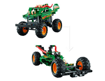 LEGO® Technic™ Monster Jam™ Dragon™ - Xe Tải Quái Vật Rồng 2 Trong 1 - LEGO 42149 LEGO - ảnh 2 - Đồ chơi lắp ráp
