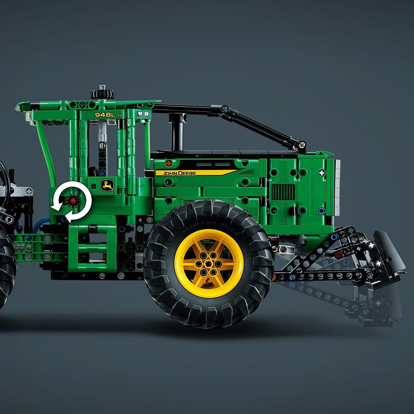 LEGO® Technic™ John Deere 948L-II Skidder - Mô Hình Xe Kéo Gỗ Kỹ Thuật LEGO 42157 LEGO - ảnh 5 - Lego