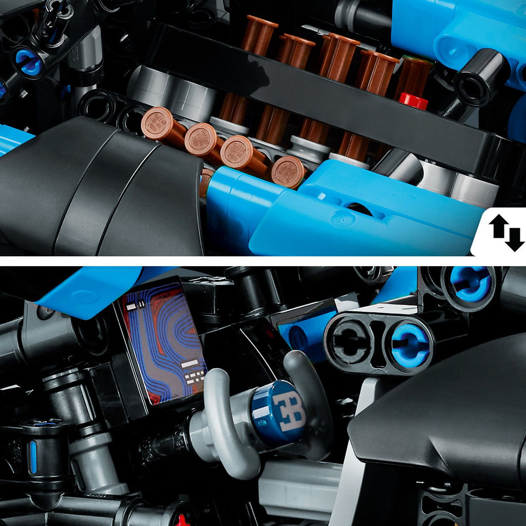 LEGO® Technic™ Bugatti Bolide Agile Blue - Mô hình xe đua lắp ráp cao cấp - LEGO 42162 - Hình ảnh bổ sung 6