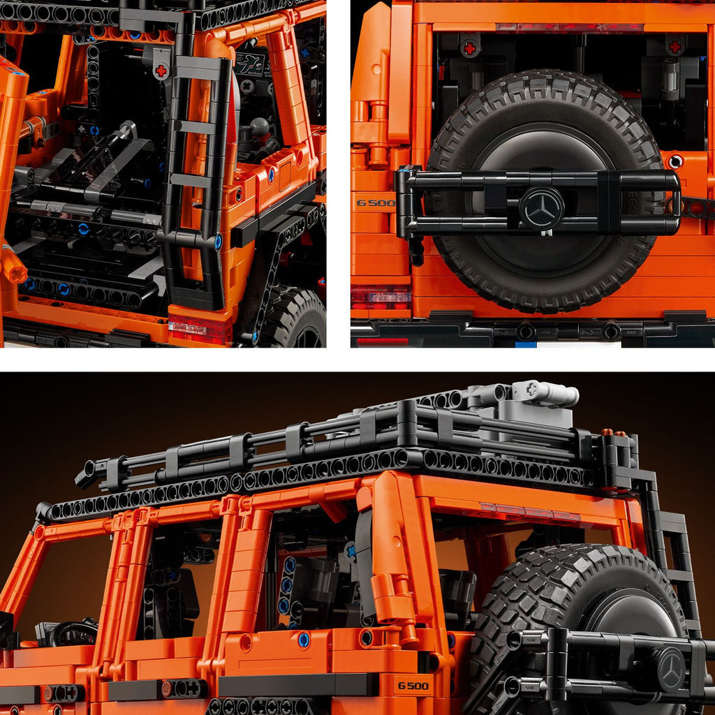 LEGO® Technic™ Mercedes-Benz G 500 PROFESSIONAL Line - Mô Hình Xe Địa Hình Lắp Ráp Mercedes-Benz G-Class LEGO - ảnh 3 - LEGO 