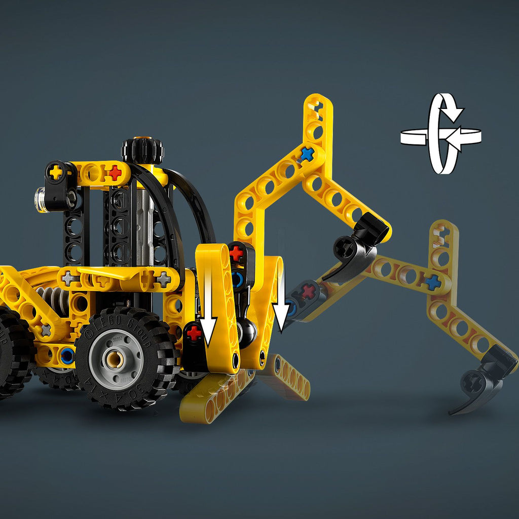 LEGO® Technic™ Backhoe Loader - Đồ chơi lắp ráp Xe Xúc Đào LEGO 42197 - Hình ảnh bổ sung 6