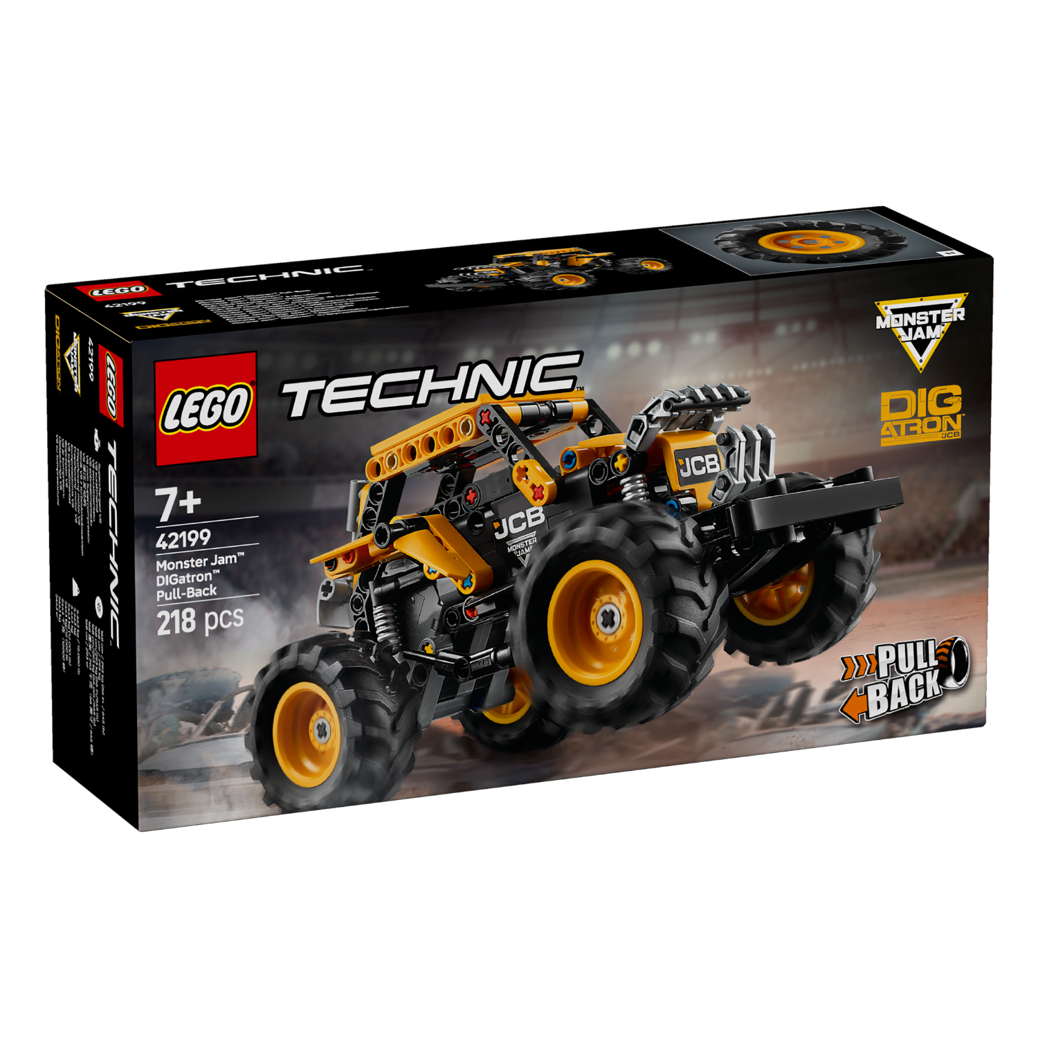 LEGO® Technic™ Monster Jam™ DIGatron™ Pull-Back - Xe Tải Đồ Chơi Monster Truck Lên Cót LEGO 42199 - Hình ảnh sản phẩm