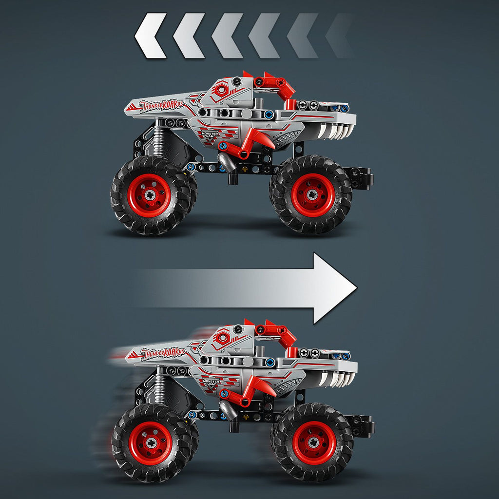 LEGO® Technic™ Monster Jam™ ThunderROARus™ Pull-Back - Xe Tải Quái Vật Kéo Lùi Khủng Long - LEGO 42200 LEGO - ảnh 2 - LEGO Te