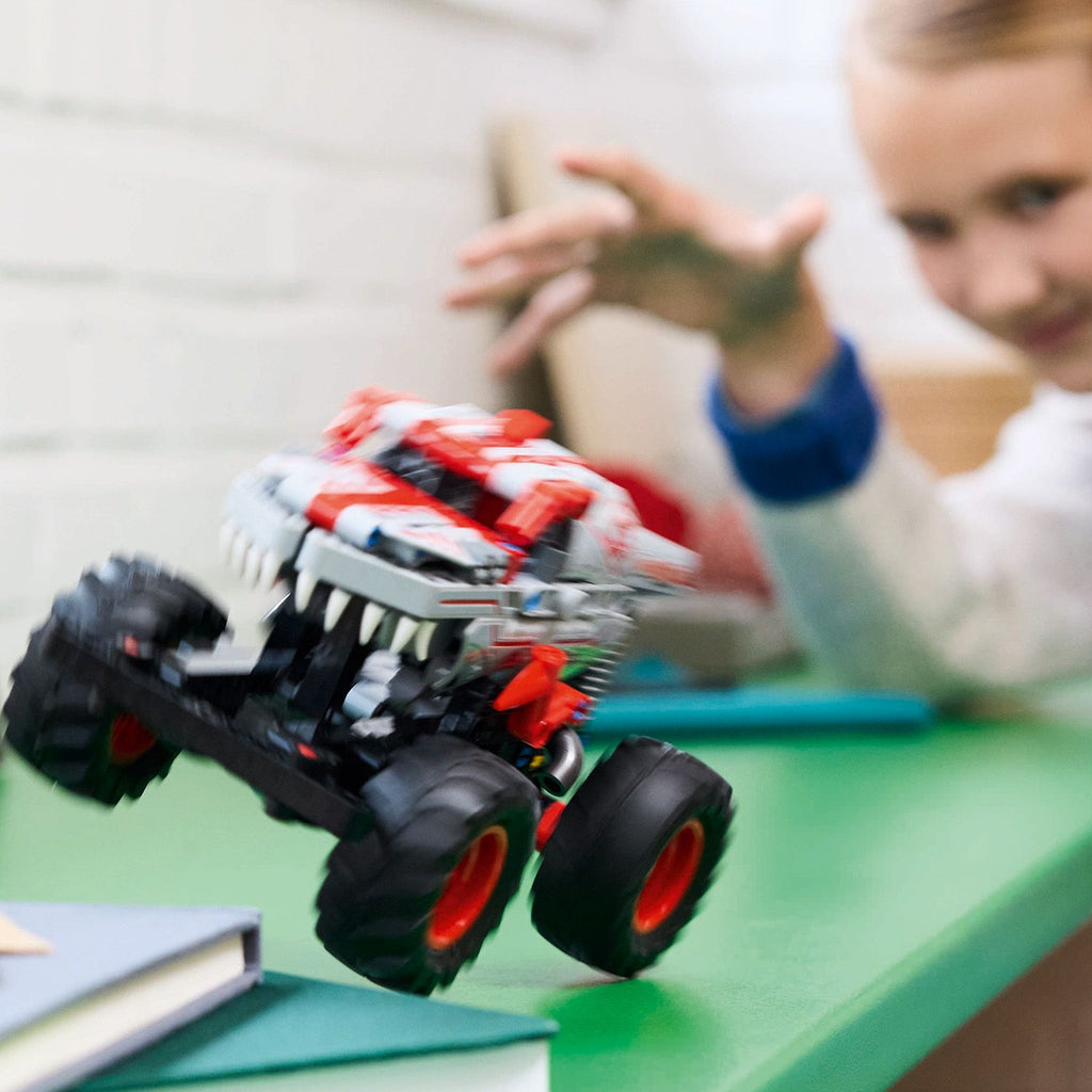 LEGO® Technic™ Monster Jam™ ThunderROARus™ Pull-Back - Xe Tải Quái Vật Kéo Lùi Khủng Long - LEGO 42200 - Hình ảnh bổ sung 6